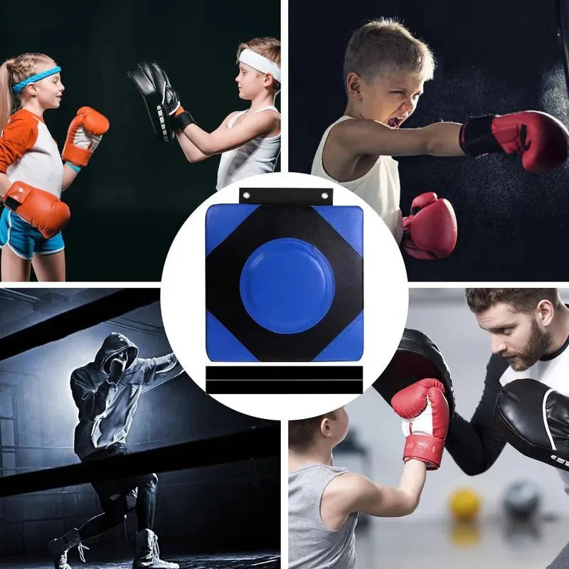 Cible de boxe murale intelligente 2Punch pour entraînement à domicile, avec écran interactif et capteurs de précision.