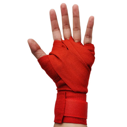 Bandes de boxe en coton 2Punch pour MMA et boxe, montrant la texture douce et la conception résistante.