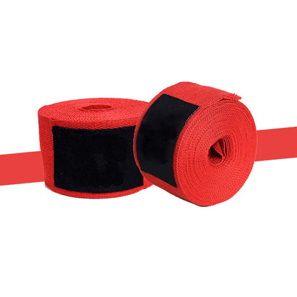 Bandes de boxe en coton 2Punch pour MMA et boxe, rouleaux de soutien pour poignets et mains, noir et blanc.